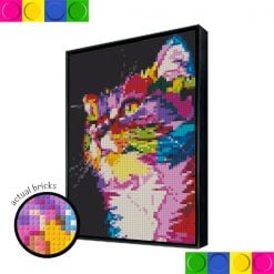Colorful Cat 52 x 78cm