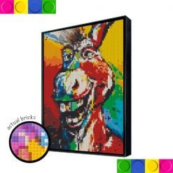 Talking Donkey Colorful 52 x 78cm