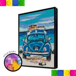 Beatle car  52 x 78cm