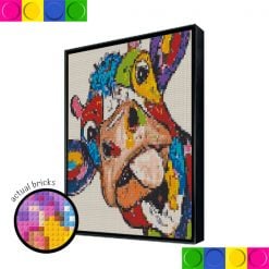 Colorful Cow 78 x 78cm