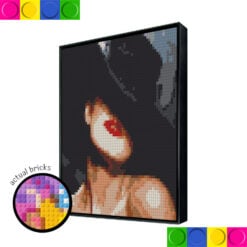 Lady with Hat 52 x 52cm