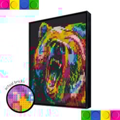 Bear Colorful 52 x 52cm
