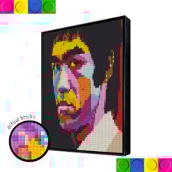 Bruce Lee Colorful 52 x 52cm